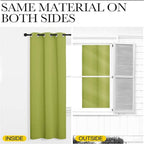 120x108 Inch Extra Wide Blackout Curtain 3-Layer Polyester Thermal Insulated Sun Blocking Curtain